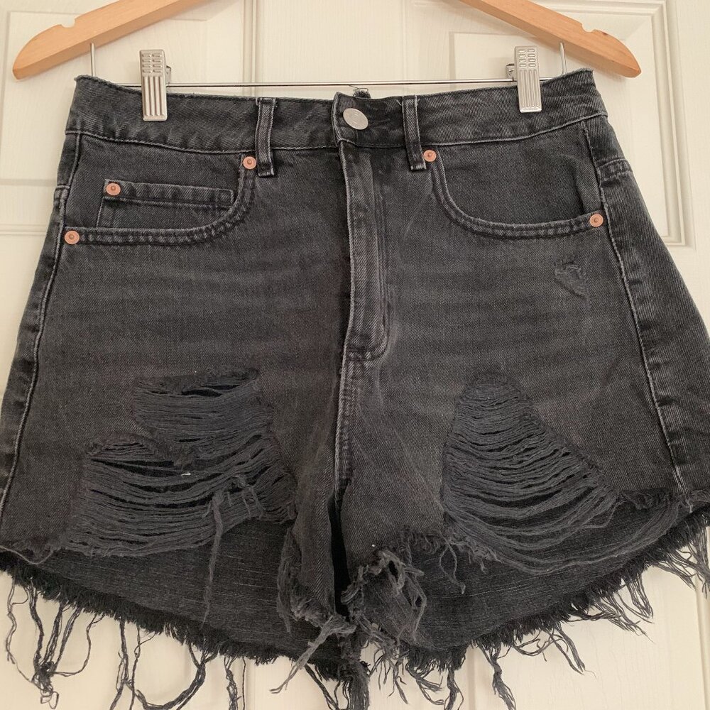 Distressed  Denim Festival Shorts
